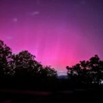 L'EFFETTO AURORA BOREALE COLORA ANCHE I CIELI D'ABRUZZO