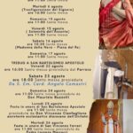 PIETRANSIERI, IL PROGRAMMA DELLE FESTIVITÀ DELLA PARROCCHIA S. BARTOLOMEO APOSTOLO