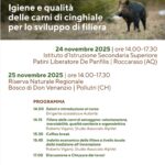 ROCCARASO, IL 24/11 IL CONVEGNO SU "IGIENE E QUALITA' DELLE CARNI DI CINGHIALE"