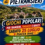PIETRANSIERI (ROCCARASO), SABATO "I GIOCHI POPOLARI" IN PIAZZA