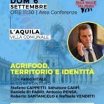 DOMANI A L'AQUILA L'INCONTRO "AGRIFOOD, TERRITORIO E IDENTITÀ"