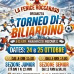 ROCCARASO, IL 24 E IL 25/10 IL TORNEO DI BILIARDINO. UNA PASSIONE CHE UNISCE TUTTE LE GENERAZIONI